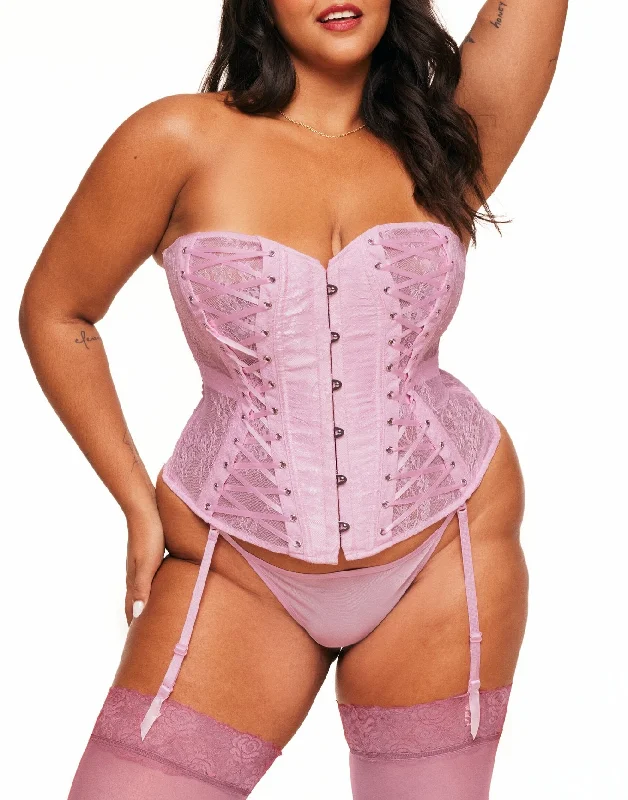 Nikita Women's Plus-Size Unlined Boned Corset & G-string Set Modern Women's 