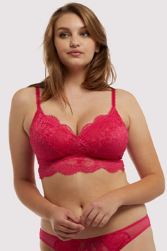 Emma Pink Wireless Bra Cashmere