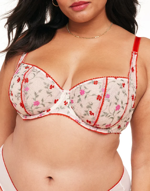 Rosa Women's Plus-Size Unlined Balconette Bra Laid - back Women's Vibe