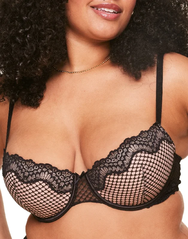 Rubie Women's Plus-Size Push Up Demi Bra Modern Women's 