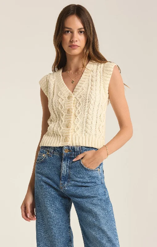 Set Adrift Sweater Vest Practical Women's Multi - 