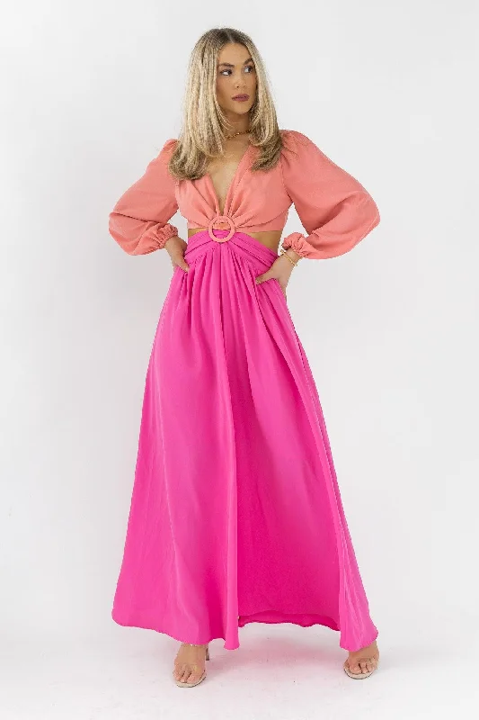 Sienna Peach Pink Maxi Dress - Final Sale Rugged Women's Outdoor 