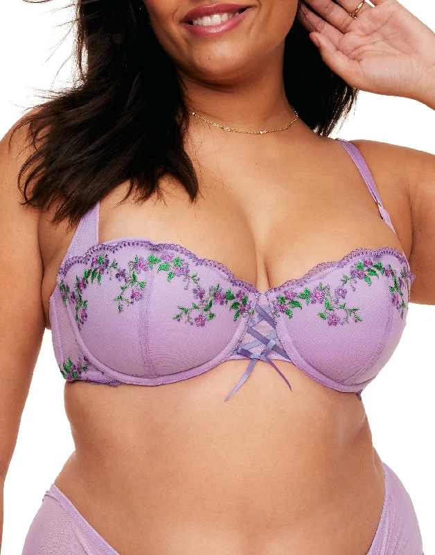Sophy Women's Plus-Size Push Up Balconette Bra Confident Women's Power