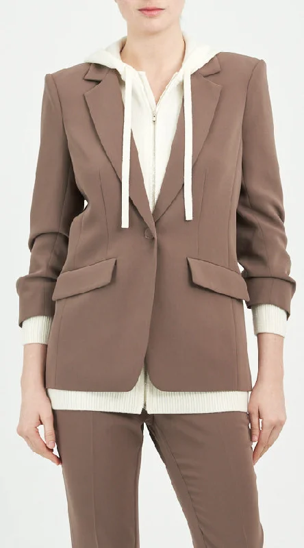 Sweater Knit Chloe Blazer Modern Women's 