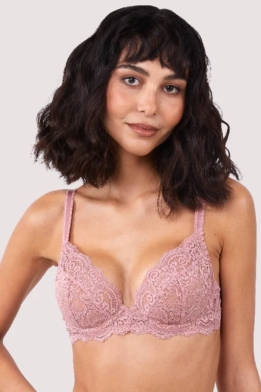Ariana Ash Rose Everyday Bra Laid - back Women's Style
