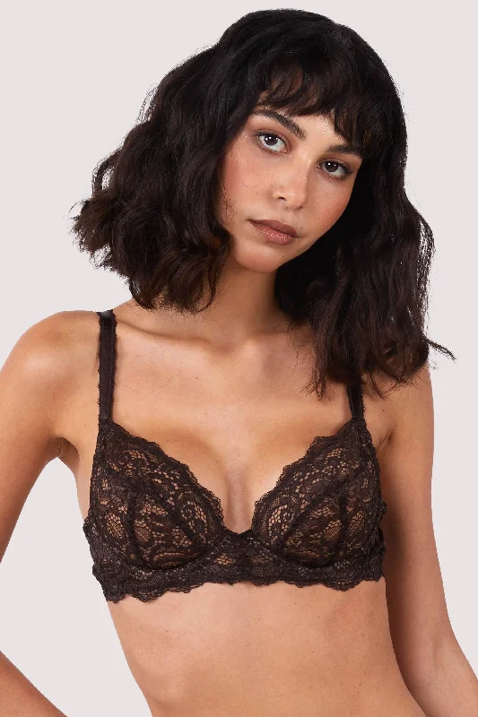 Ariana Coffee Everyday Bra Classic Women's Pin - striped