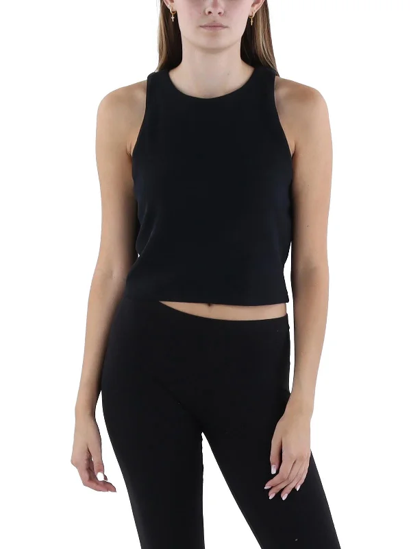 Womens High Neck Crop Top Brami