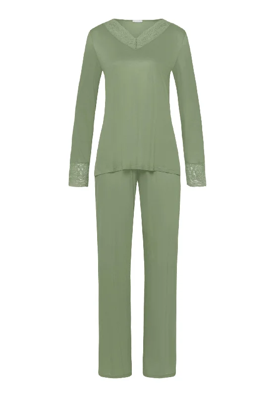 Elia Soft Lace Trim Pajama Set | Loden Frost 74991-2718