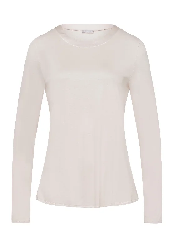 Grand Central Silk Trim Relaxed Top | Moonlight 77381-1233