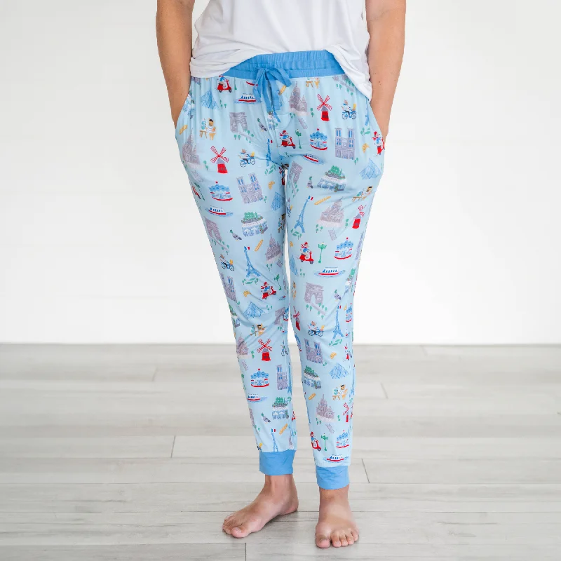 Blue Weekend in Paris Women's Pajama Pants