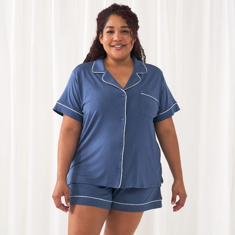 Indigo Women's Short Sleeve & Shorts Pajama Set