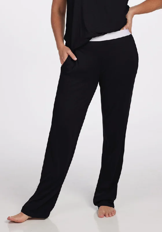 Maya Lounge Pants - Black