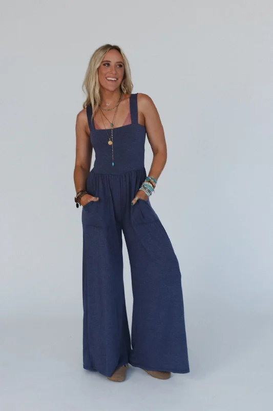 The Nest Alanis Jumpsuit - Denim 2 Tone Cool Women's Distressed