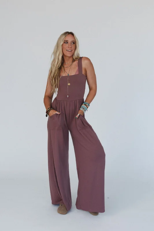 The Nest Alanis Jumpsuit - Mulberry Youthful Women's Pop