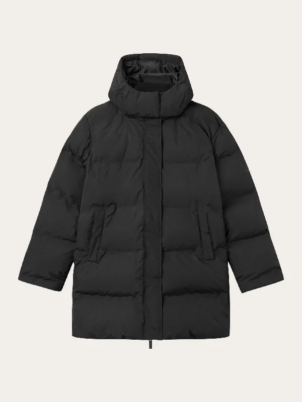 Long Puffer jacket - Black Jet European