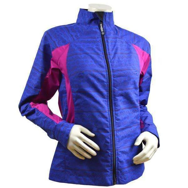 FINAL SALE: Bristol Women's Reflective Jacket in Royal Blue/Mulberry Cozy Women's Sherpa - lined FINAL SALE: Bristol Women's Reflective Jacket in Royal Blue/Mulberry Cozy Women's Sherpa - lined