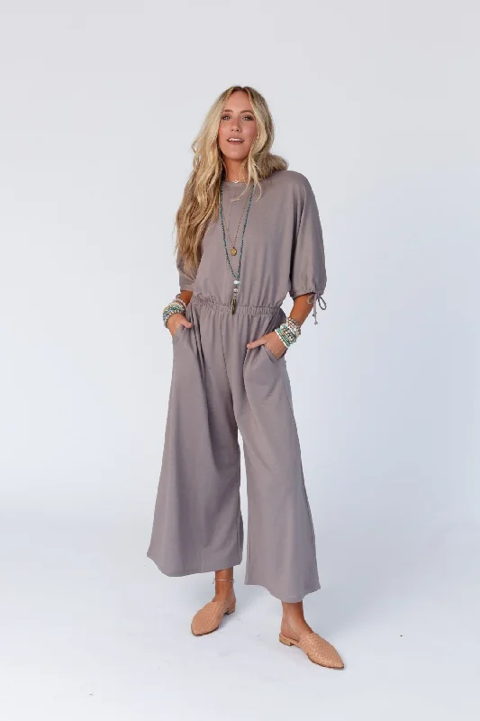 The Nest Carolina Comfy Wide Leg Jumpsuit - Coco