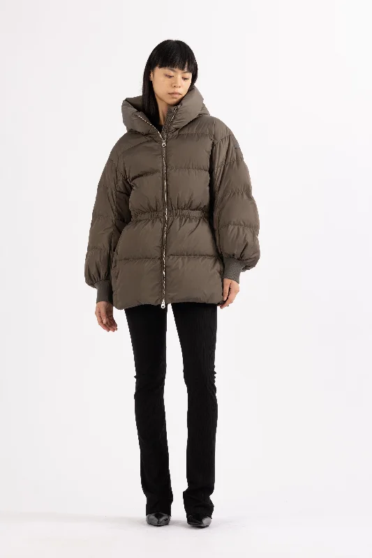 DRAWSTRING DOWN JACKET AZA Women