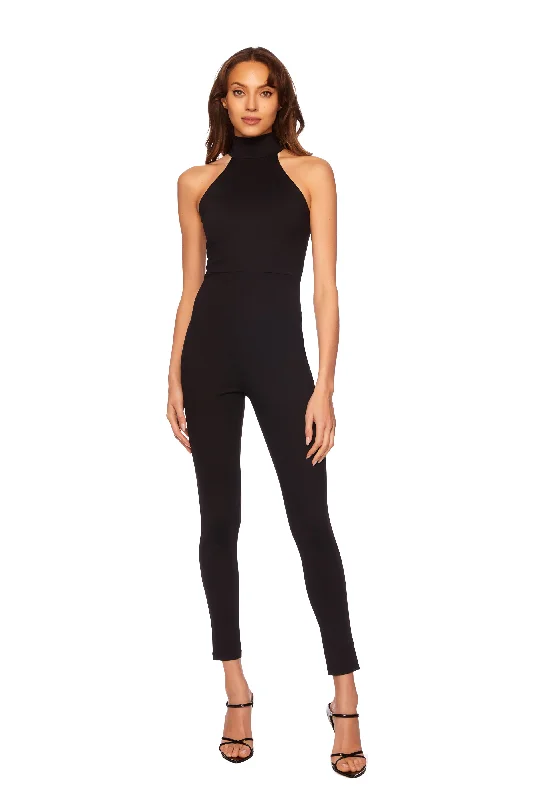 mock neck legging jumpsuit