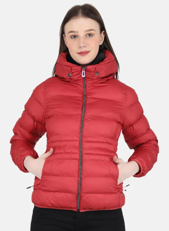 Women Red Stripe Jacket Casual Women's Loose - fitting