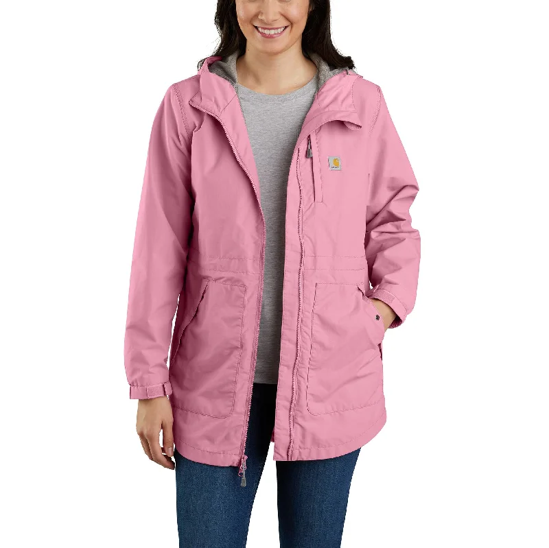 Rain Defender® Relaxed Fit Lightweight Coat Artistic Women's Hand - painted