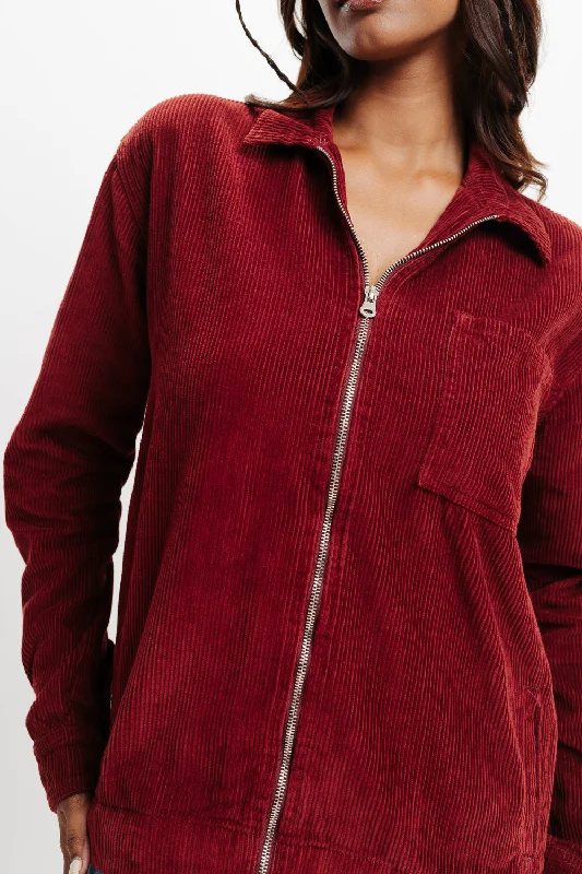 Red Corduroy Jacket