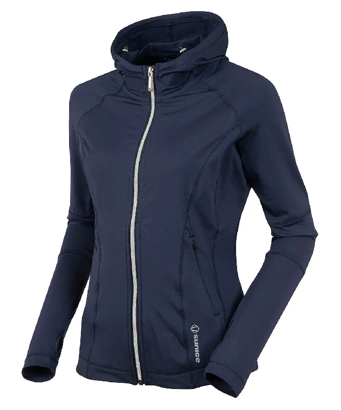 Women's Anna Full-Zip Knit Jacket with Hood Contemporary 