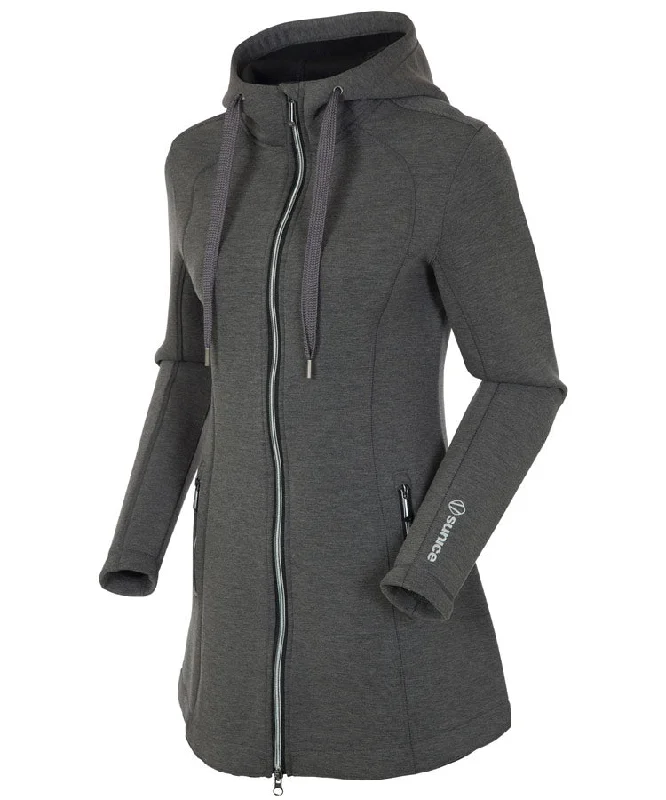 Women's Bobbie Technospacer Thermal Stretch Softshell Long Jacket with Hood European
