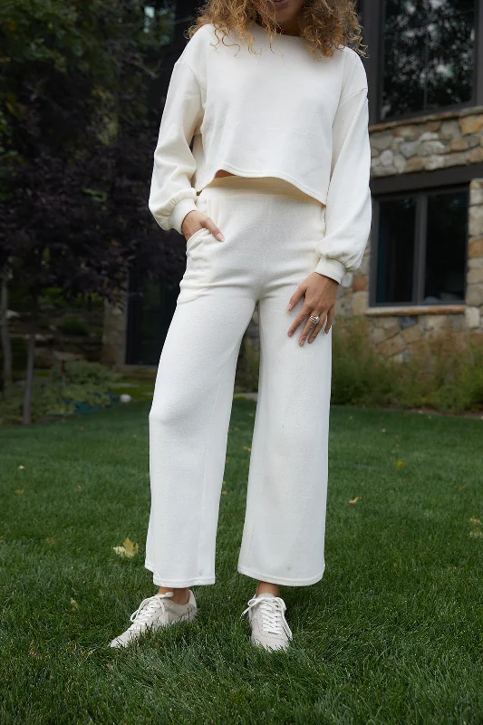 Stella Cream Knit Bottoms Compression