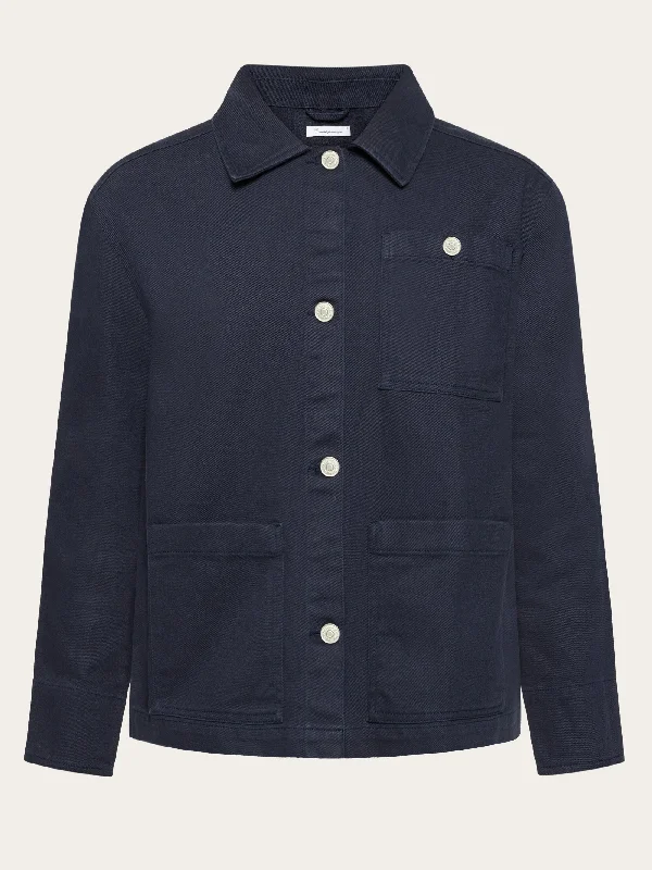 Twill workwear jacket - GOTS/Vegan - Night Sky Tough Women's Military - inspired