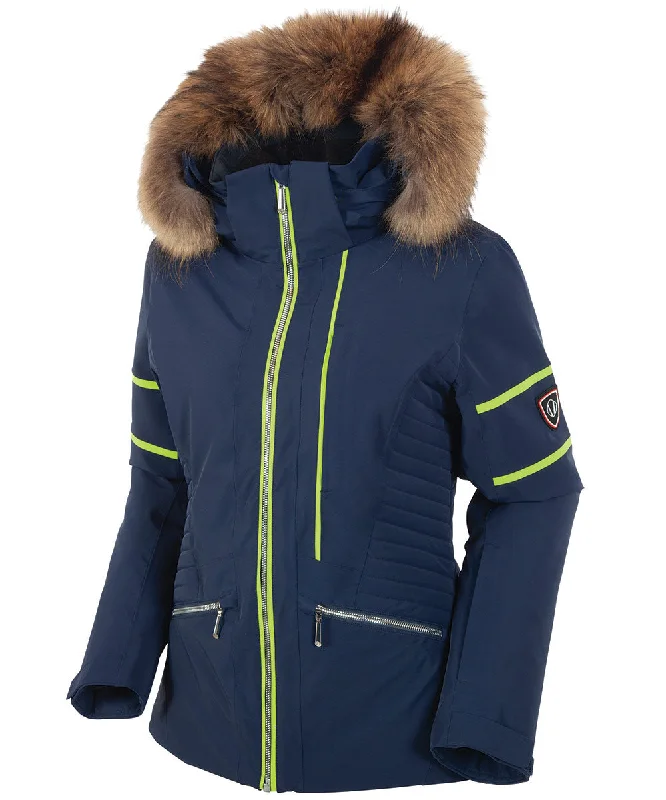 Women's Isabella Insulated Jacket with Removable Fur Ruff Earthy Women's 