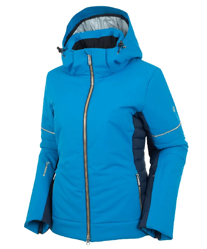 Women's Melissa Waterproof Stretch Jacket with Removable Hood Confident Women's High - fashion