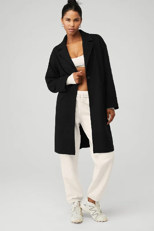 VIP Blazer Trench - Black