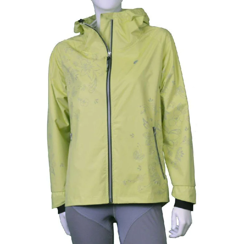 Waterproof Reflective Women's Colorado Jacket in Honeydew Floral Athletic Women's High - Waterproof Reflective Women's Colorado Jacket in Honeydew Floral Athletic Women's High -
