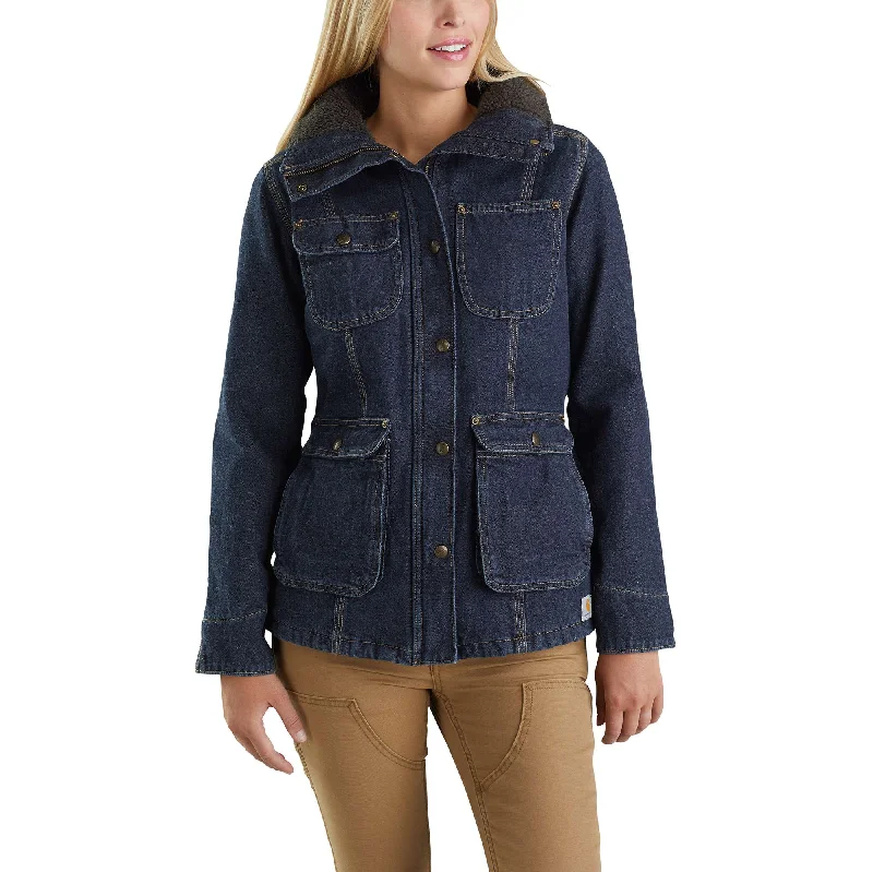 Weathered Duck Wesley Coat Unique Women's Upcycled