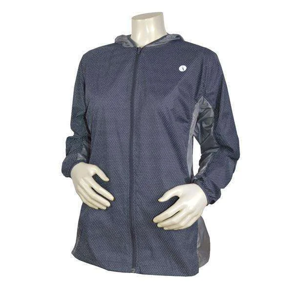 Women's Featherlite Reflective Hooded Nylon Packable Jacket in Graphite Refined Women's Velvet Women's Featherlite Reflective Hooded Nylon Packable Jacket in Graphite Refined Women's Velvet