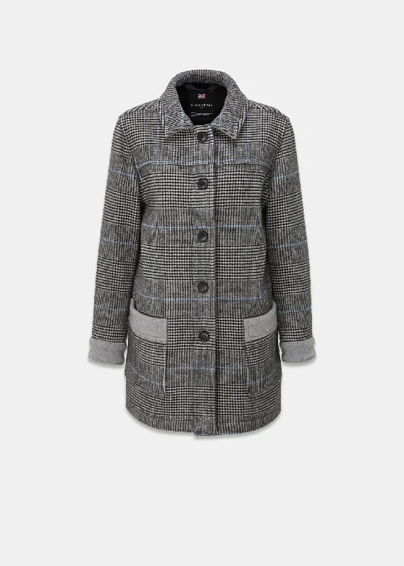 Women's George Jacket Prince of Wales Silver Trendy Women's 