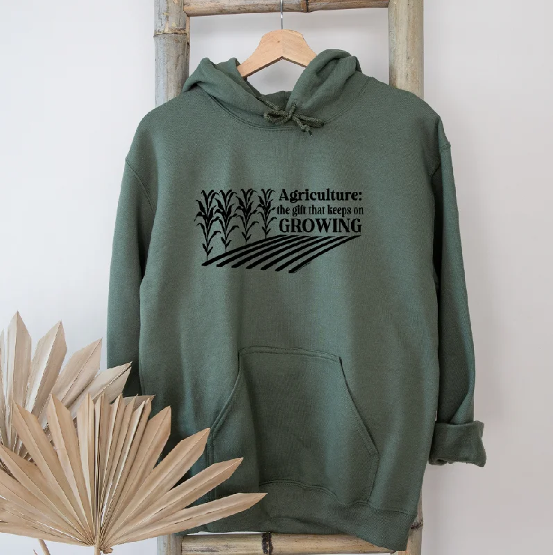 Agriculture The Gift That Keeps Growing Hoodie (S-3XL) Unisex - Multiple Colors! Athletic Women's High - Agriculture The Gift That Keeps Growing Hoodie (S-3XL) Unisex - Multiple Colors! Athletic Women's High -