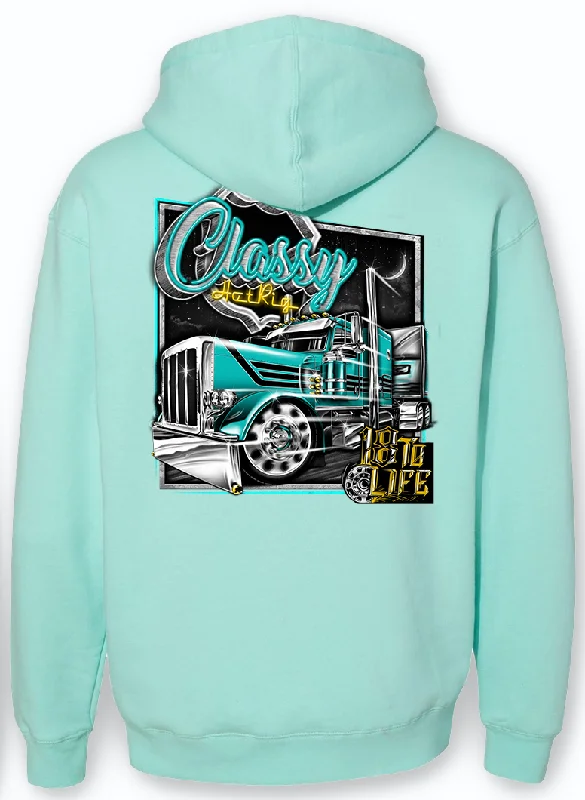 Classy Hoodie Mint Confident Women's High - fashion