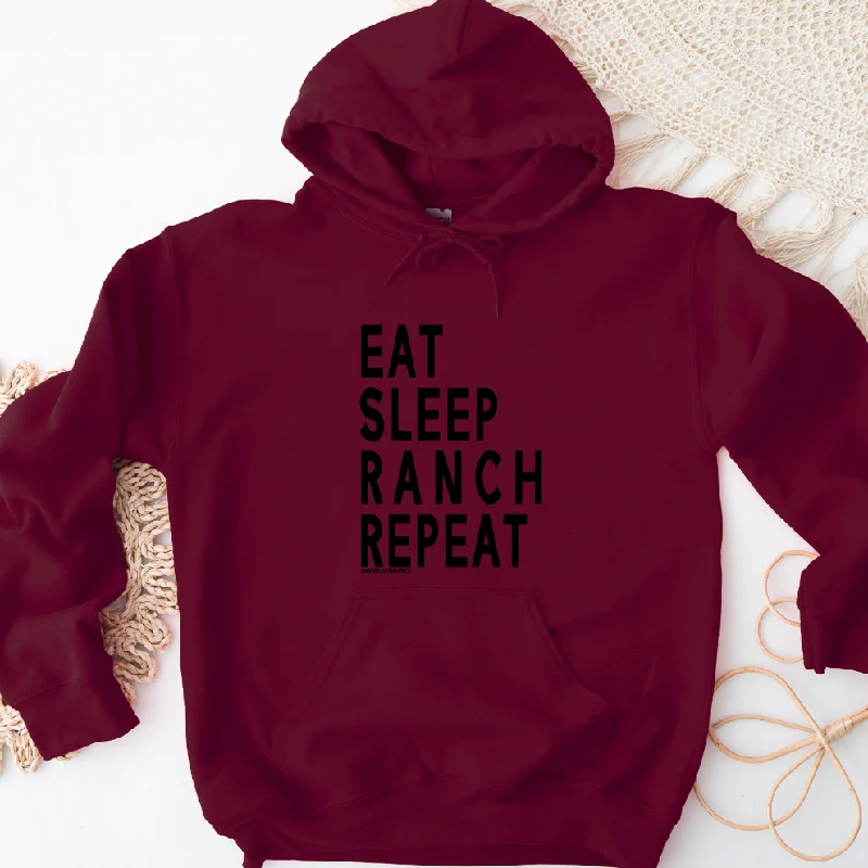 Eat Sleep Ranch Repeat Hoodie (S-3XL) Unisex - Multiple Colors!