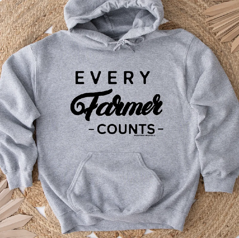 Every Farmer Counts Hoodie (S-3XL) Unisex - Multiple Colors! Classic Women's Pin - striped
