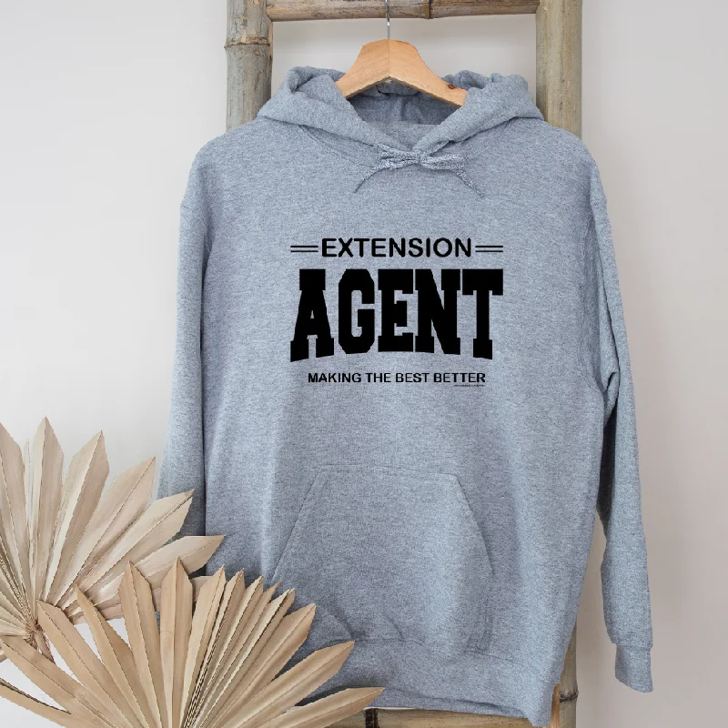 Extension Agent Making The Best Better BLACK INK Hoodie (S-3XL) Unisex - Multiple Colors! Street Extension Agent Making The Best Better BLACK INK Hoodie (S-3XL) Unisex - Multiple Colors! Street