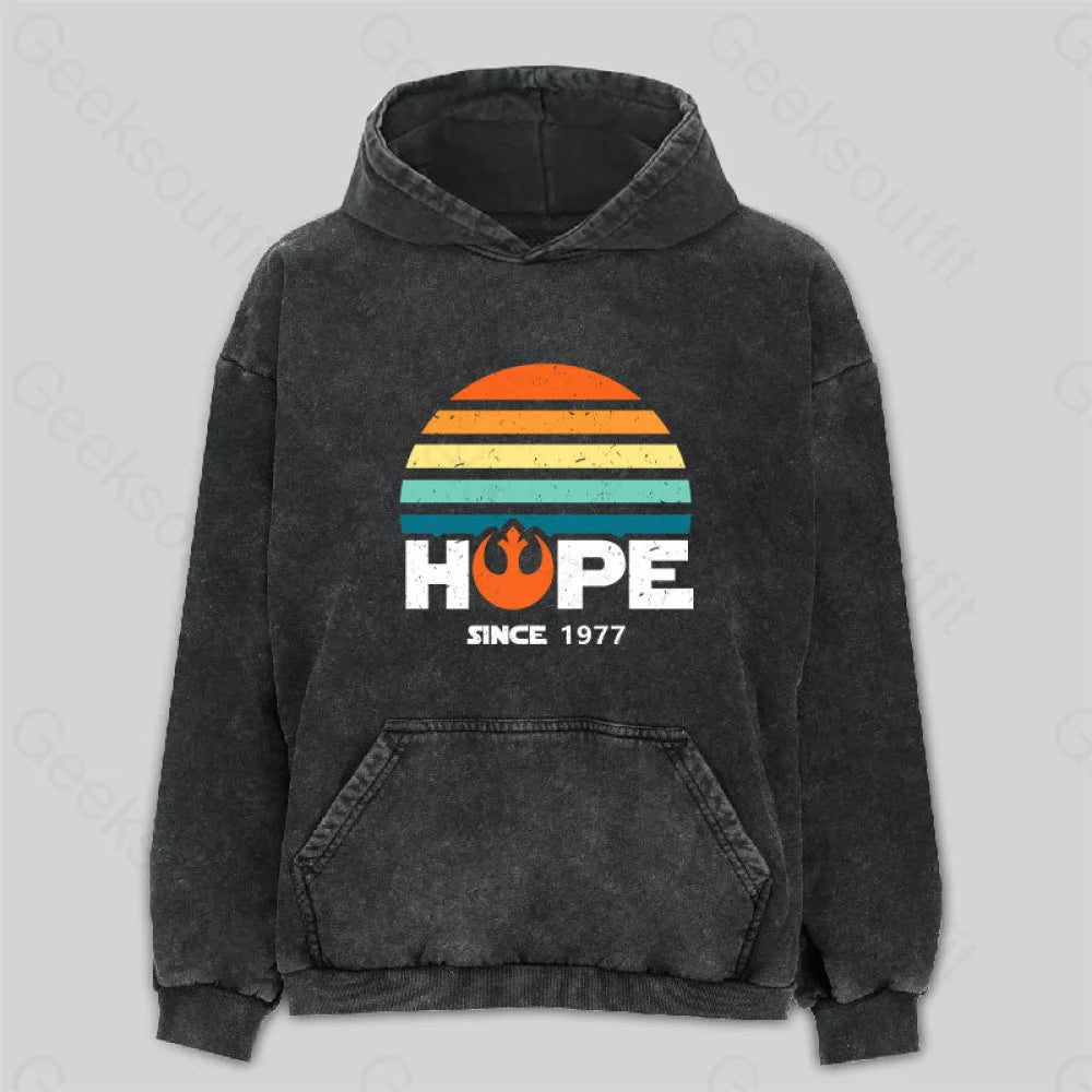 Hope Since 1977 Washed Hoodie Country