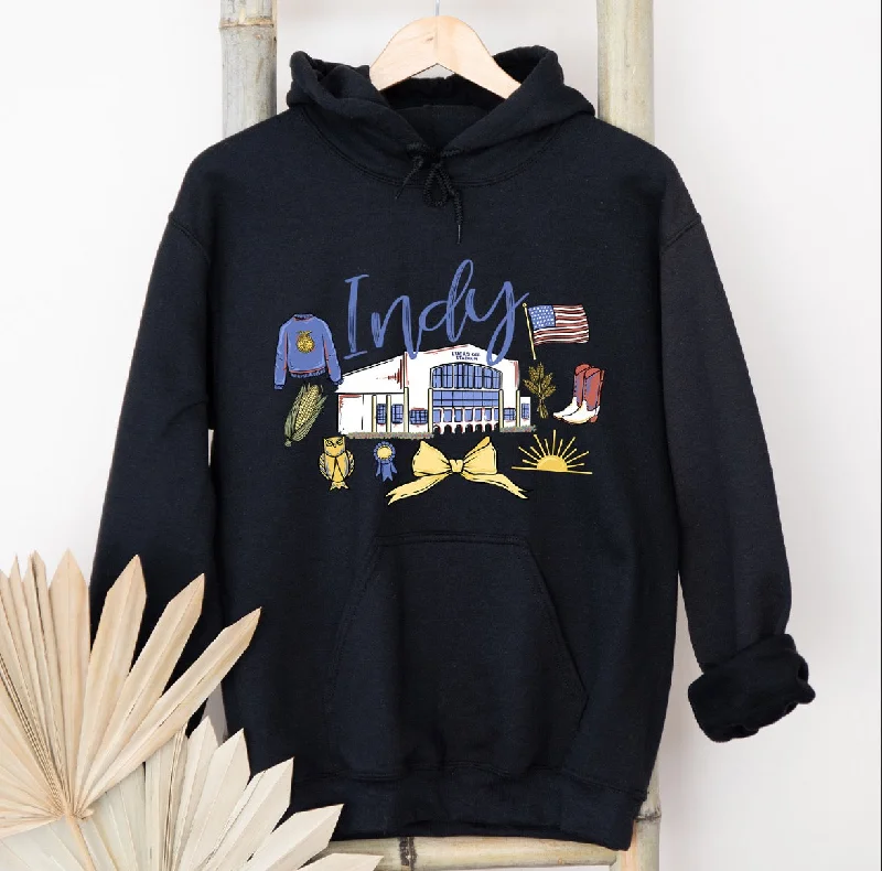 Indy Bow Hoodie (S-3XL) Unisex - Multiple Colors!