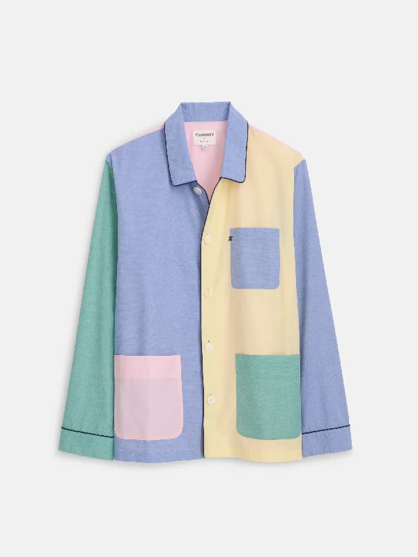 P'Jimmies Sleep Shirt in Colorblock Compression