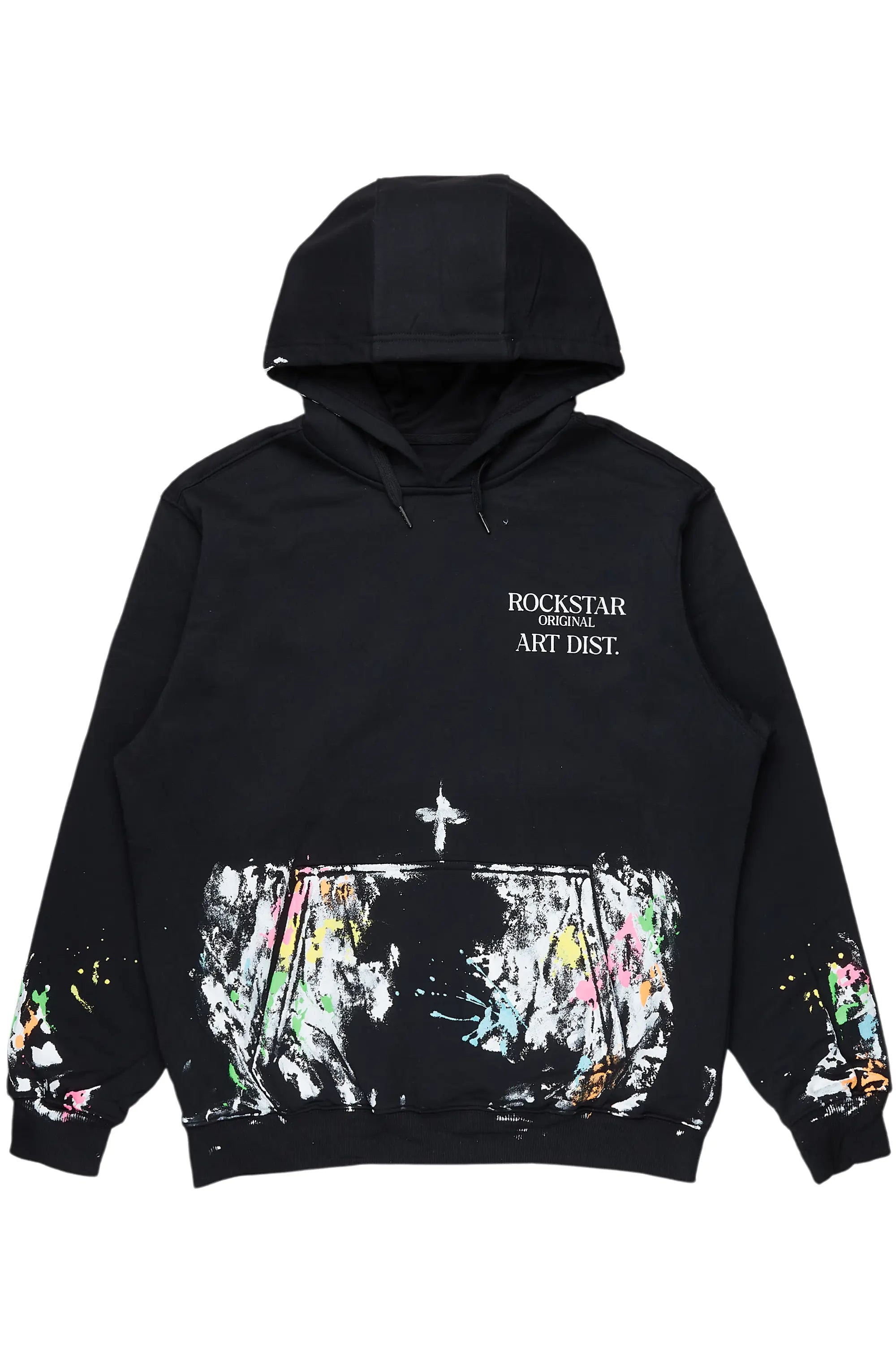 Filipa Black/Multi Oversized Hoodie Feminine Women's Soft 