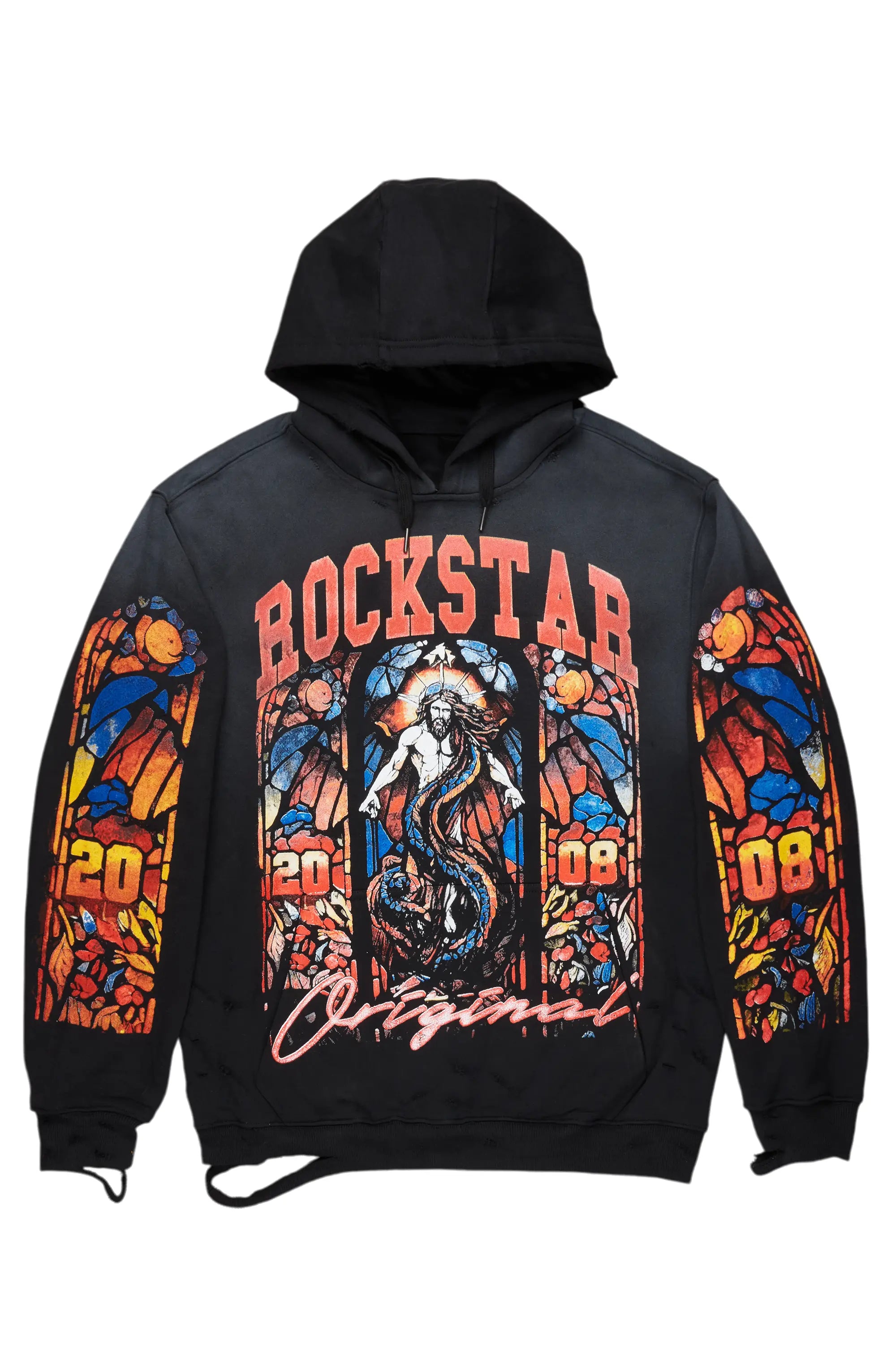 Vonkita Black Oversized Hoodie Cozy Women's Winter