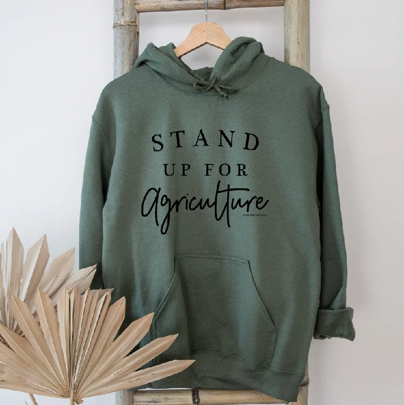 Stand Up For Agriculture Hoodie (S-3XL) Unisex - Multiple Colors! Compression