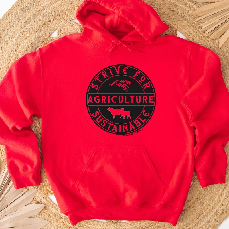 Strive For Sustainable Agriculture Hoodie (S-3XL) Unisex - Multiple Colors! Artistic Women's Hand - painted Strive For Sustainable Agriculture Hoodie (S-3XL) Unisex - Multiple Colors! Artistic Women's Hand - painted