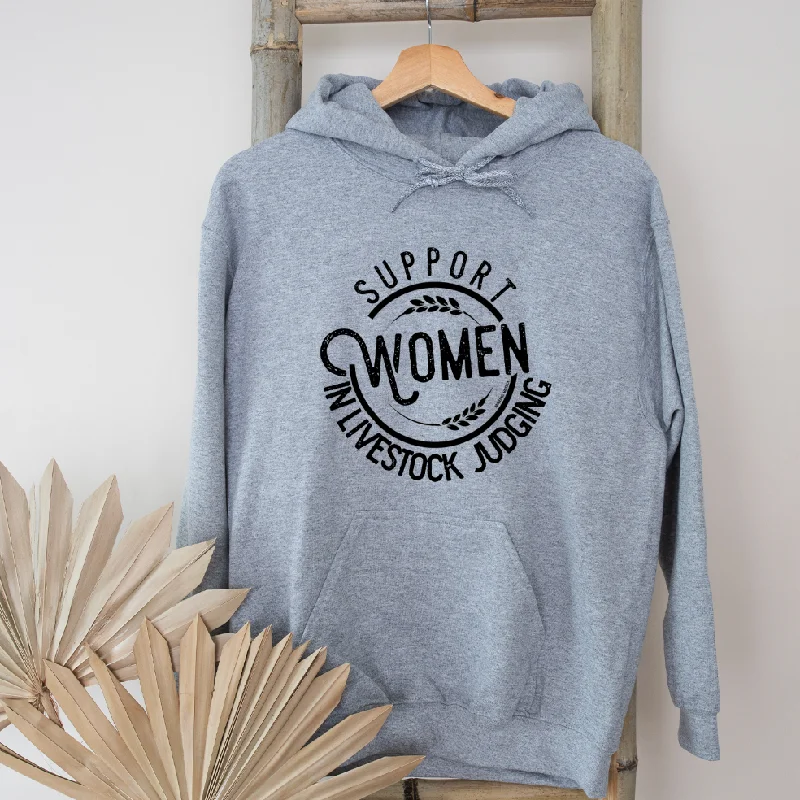 Support Women in Livestock Judging Hoodie (S-3XL) Unisex - Multiple Colors!